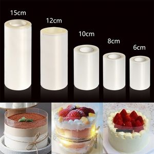 Ustensiles de cuisson de cuisine Film d'acétate pour décor de gâteau Feuilles de Mousse Surround transparentes Bord entourant DIY Collier 220809