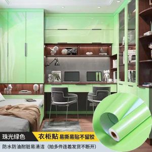 Keuken slaapkamer meubels aanpassing film stick roll muur stickers zelfklevende home decor vinyl voor waterdichte walpaper