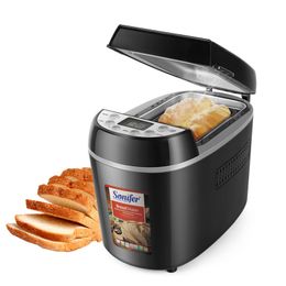 Keukenbroodmaker 13kg automatische machine 870W programmeerbaar 15 uur vooraf ingesteld timer bedieningspaneel met LCD Display Sonifer 230222