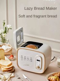 Machine à pain de cuisine Machine à pain ours ménage automatique petit pain grillé toast petit déjeuner multi-fonction pâte Fermentation appareils de cuisson 231216