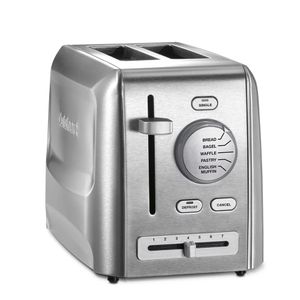 Machine à pain de cuisine CPT620 Custom Select 2Slice Toaster Machine Home Appliance 230222