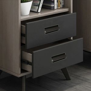 Poignées d'armoires de cuisine meubles tire le bouton de porte pour les tiroirs en alliage de zinc tire le minimalisme moderne