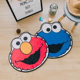 Tapis de cuisine Tapis de sol de dessin animé imprimé en 3D Sesame Street tapis de sol de chevet horizontal en forme spéciale Tapis antidérapant absorbant pour chambre d'enfant mignon personnalisé