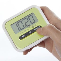 Keukenkok helper digitale timer klok koken bakken mini lcd countdown timers met houder magneet kleurrijke slaapkamer timer th0677