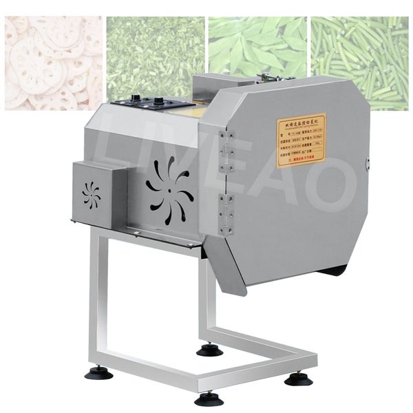 Máquina trituradora de puerros, pimientos verdes cortados en cocina, cortadora de verduras, máquina para cortar en cubitos