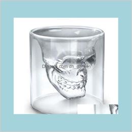 Keuken eetbar huizen tuin 25 ml 70 ml 150 ml 250 ml wijn cup schedelglas s bier whisky Halloween decoratie creatief feest transpare