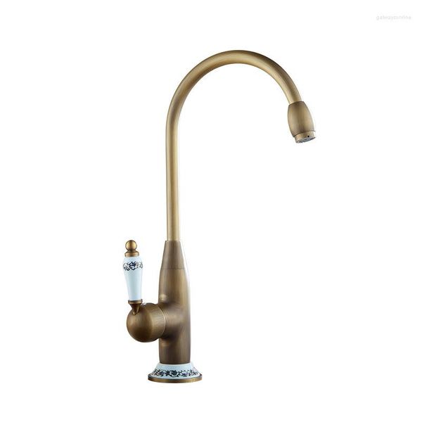 Robinets de cuisine 1 PC robinet en laiton extérieur antigel toilette lavabo évier comptoir bassin et robinet Vintage froid