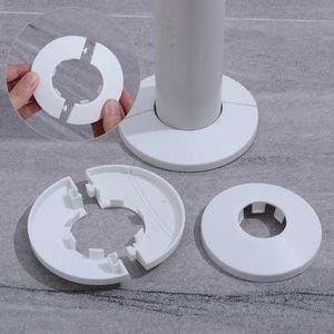 Keukenkranen 1 van de plastic wandgat ductbedekking Douche kraanhoek Klep Pijp plug Decor Split Type Fixture Home Improvement