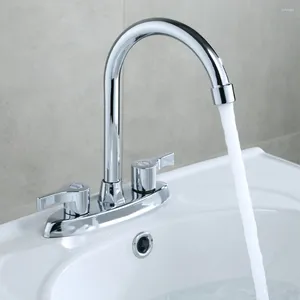 Robinets de cuisine 1 pièces robinet de lavabo en laiton rotatif mélangeur d'eau froide pour lavabos de vanité lavage des mains accessoires d'évier de salle de bains
