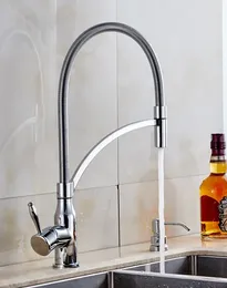 Robinets de cuisine 2023 élégant robinet en cuivre chromé mélangeur de lavabo 1 pièce/lot