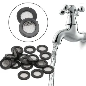 Robinets de cuisine 20X Filtre de filtre en acier inoxydable Renque de colline en caoutchouc pour la douche de robinet d'eau R7UB