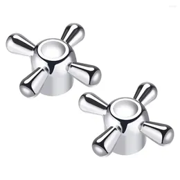 Robinets de cuisine 2pcs robinets boucles poignées de remplacement en alliage Kit de robinet de remplacement bassin simple volant à poignée froide pour la salle de bain accessoire