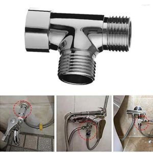 Robinets de cuisine 3 voies en laiton chromé inverseur évier séparateur Valve connecteur de robinet d'eau pour toilette Bidet adaptateur de robinet de douche