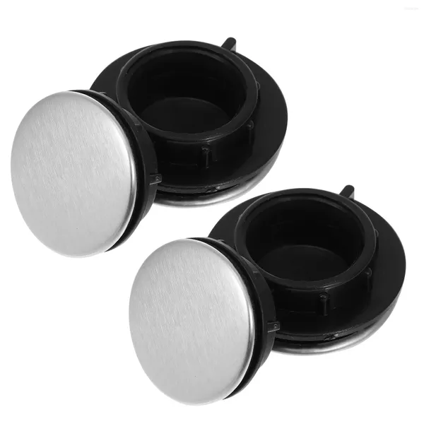 Grifos de cocina 4 PCS Grifo Fregadero Tapa de la cubierta Tapa de acero inoxidable Accesorio Tapones de grifo Tapa Lavabo confiable