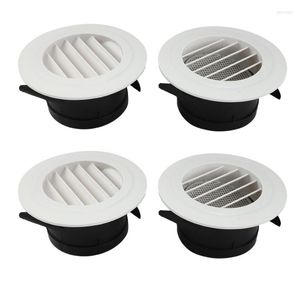 Grifos de cocina 4 piezas de pulgadas Cubierta de parrilla de rejilla de ventilación de aire con pantalla incorporada para el hogar de la oficina del baño