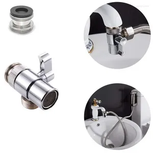 Keukenkranen accessoires voor toiletdouche kraan connector badkamer wastafel diverter klep schakelaar adapter