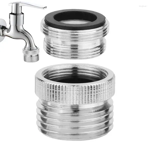 Robinets de cuisine adaptateur adaptateur robinet kit en chrome poli pour les fournitures de balcon de patio de tuyau de jardin