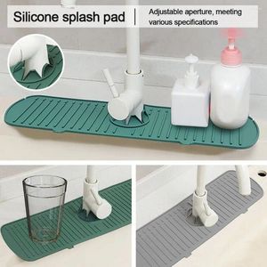 Robinets de cuisine, tapis de séchage de salle de bains, tapis de drainage, protection contre les éclaboussures d'évier, protecteur de comptoir de robinet