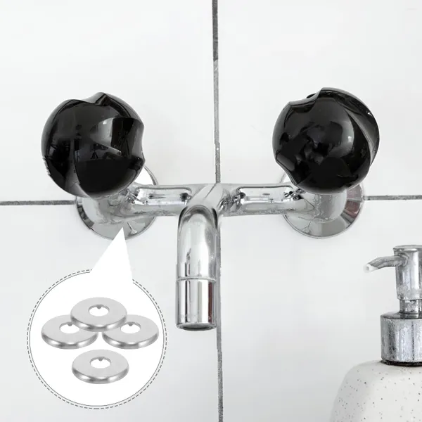 Robinets de cuisine couvercle de robinet décoratif pièces de toilette bride murale écusson plaque de remplacement tuyau d'eau rond