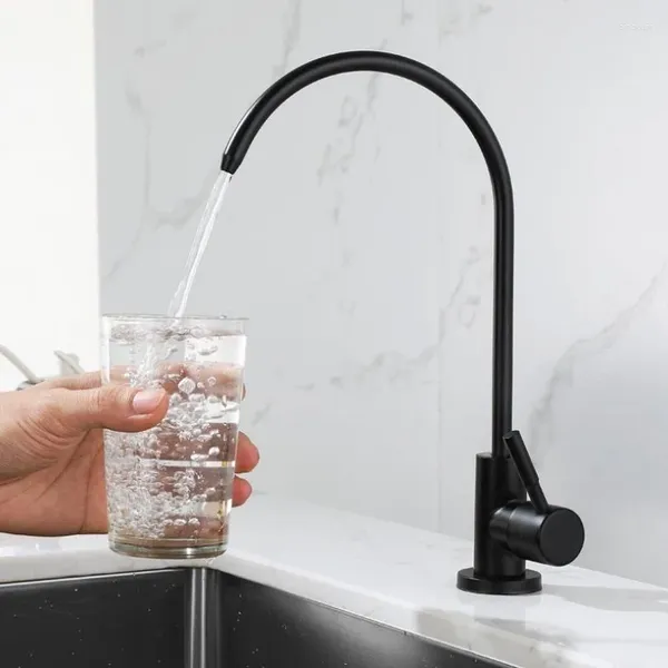 Robinets de cuisine robinet de purificateur d'eau potable direct pour l'évier anti-osmose tapsus304