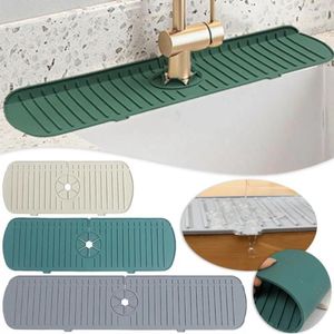 Tapis de séchage Durable pour robinets de cuisine, collecteur d'eau, tampon de vidange, protection de comptoir, protection contre les éclaboussures d'évier