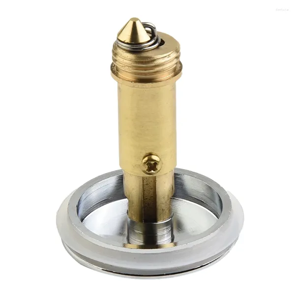 Robinets de cuisine bouchon d'évier Durable, boulon à ressort en laiton chromé claque or déchets 38MM pour la plupart des salles de bains, lavabo et baignoire