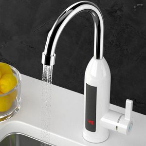 Robinets de cuisine robinet électrique 360 ° rotatif chauffage instantané 3000W chauffe-eau instantané sans réservoir robinet évier salle de bains