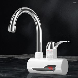 Robinets de cuisine électrique robinet de chauffage instantané 3000W chauffe-eau sans réservoir température réglable robinet rapide numérique pour salle de bain