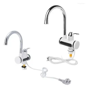 Robinets de cuisine Fast Electric chauffage à eau Tap de chauffage instantané Faueuse LED Affichage numérique T5EF