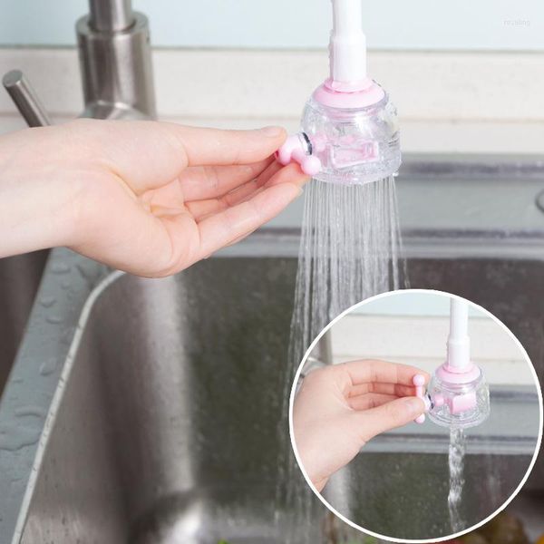 Robinets de cuisine Le robinet peut pivoter à 360 degrés Pommeau de douche Anti-éclaboussures Buse de robinet à économie d'eau Filtre à eau étendu