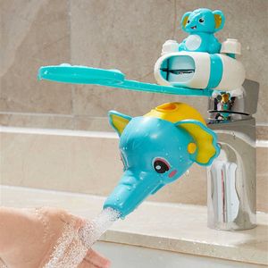 Keukenkranen kraan Extender kinderen hand wassen schoon artefact Universal Baby Cartoon Siliconen Extension Splashbestendige kraangids Sink J230303