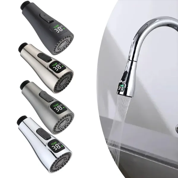 Robinets de cuisine Buzzle de robinet Tire de l'évier à eau Adaptateur d'affichage numérique LED Universal 1/2 