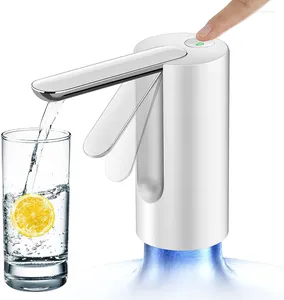 Grifos de cocina bomba de botella de agua potable plegable Carga USB Dispensador portátil Jarra eléctrica