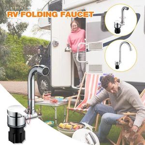 Keukenkranen opvouwbare RV Water Tap Chrome gepolijste roestbestendige kraan met messing constructie bootapparatuur voor barjachtboten