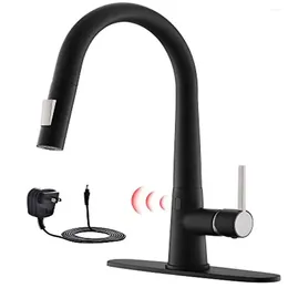 Robinets de cuisine Hands Free Smart Motion Capteur Fauce Down Down avec adaptateur ACT