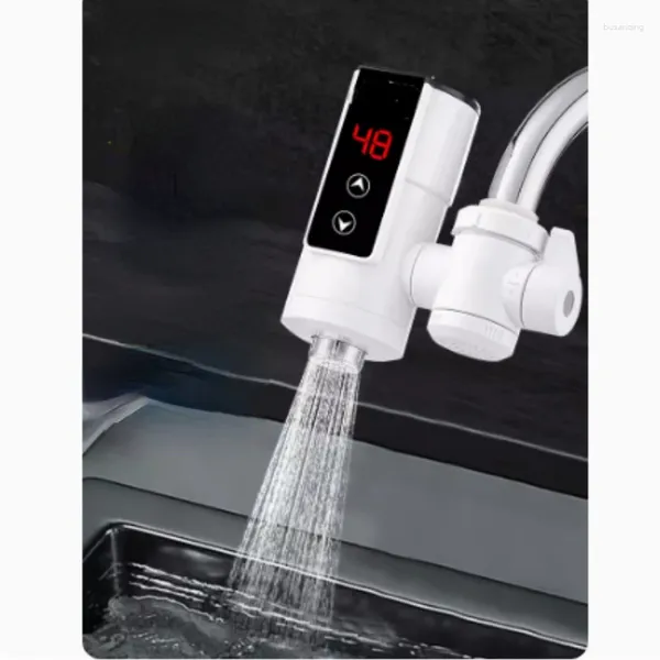 Robinets de cuisine adaptateur de robinet d'eau instantané chauffage électrique robinet de chauffage à froid instantané sans réservoir