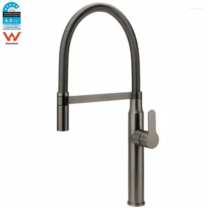 Keukenkranen KYLINS Trek Voor Wastafel Rvs Gourmet Tub Gun Metal Grey Kraan Sink Tap Tapware