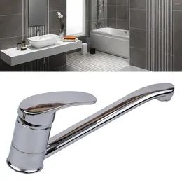 Robinets de cuisine mitigeur à Long bec en alliage de Zinc, robinet de lavabo de haute qualité, poignée de salle de bains, robinet d'eau froide simple pour évier