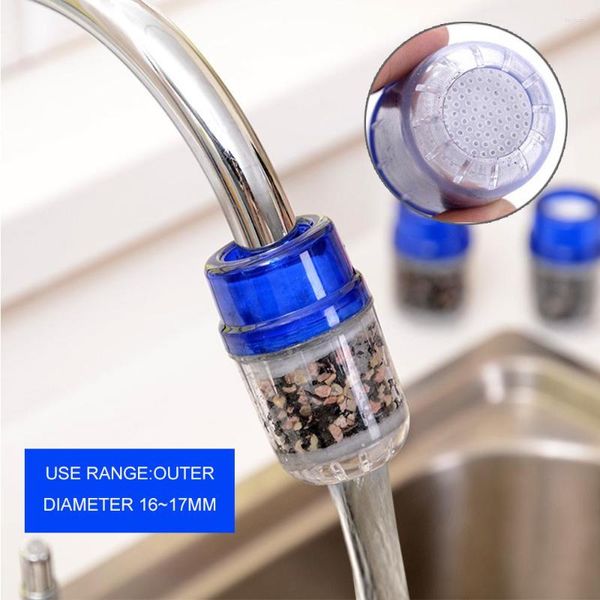 Grifos de cocina Mini filtro de agua hogar carbón activado autolimpieza filtración grifo purificador fregadero cartucho Accesorios