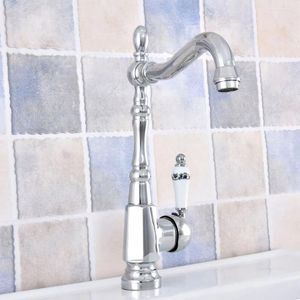 Robinets de cuisine moderne en laiton chromé poli 360 sperme pivotante lavabo de salle de bain robinet bassin froid et mélangeur d'eau tape dnfc5