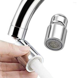 Robinets de cuisine Diffuseur d'eau rotatif à 360 ° à 360 ° pour le robinet de pulvérisation de buse de filtre de salle de bain Fixe de robinet