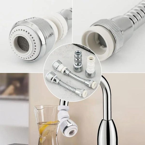Grifos de cocina multifunción Spin Spray sólido agua fuera grifo accesorios flexibles boquilla