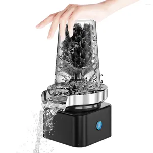 Keukenkranen Gootsteen Automatische Kopjeswasmachine Elektrische Kraan Voor Kopjes Rinser Hoge Druk Roterende Borstel Wassen Gereedschap Bar Koffiekan