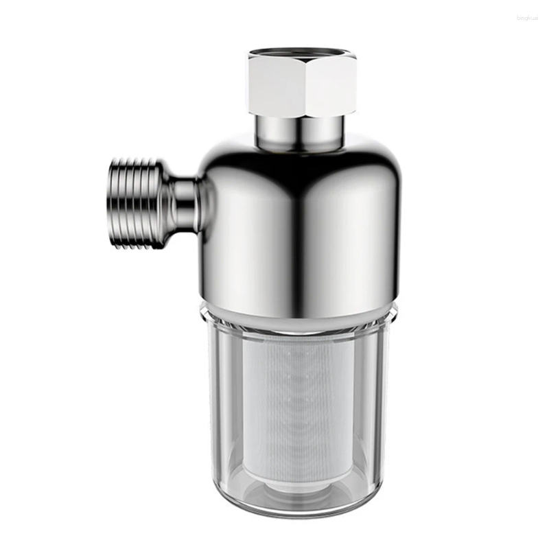 Robinets de cuisine Filtres de robinet en acier inoxydable Filtre de robinet universel facile à installer et à utiliser élimine le chlore résiduel de l'eau