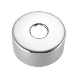 Grifos de cocina Uxcell Placa de escudo redonda 67x30 mm Pulido de acero inoxidable para tubería de 21 mm de diámetro