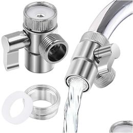 Robinets de cuisine en alliage de zinc interrupteur robinet adaptateur évier séparateur inverseur vae robinet d'eau connecteur toilette bidet douche Kichen goutte livraison Otd7Q