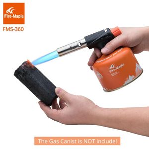 Cuisine feu érable gaz torche allumage briquet allumage flamme pistolet carbone Lance haute puissance barbecue Portable en plein air Camping cuisson Fms360