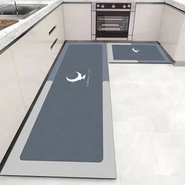 Keuken Vloermat Badkamer Absorberende Tapijten Antislip AntiFatigue Wasbaar Slaapkamer Lange Strip Zacht Tapijt Thuis Entree Deurmat 231229