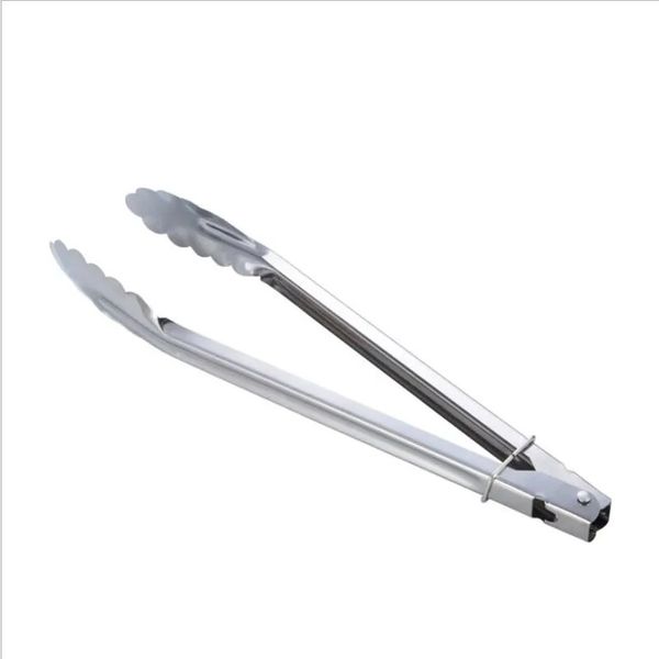 Cuisine Food Toong Tool Set Tamp Pain Tong Tong Salade en acier inoxydable BBQ Cuisine Cuisine Food Serving Tongs Clip de perle