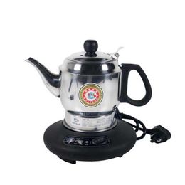 Meubles de cuisine Théière de bouilloire électrique d'isolation thermique d'acier inoxydable 0 8L 500W 220V chaudière de chauffage d'eau automatique teapot242d